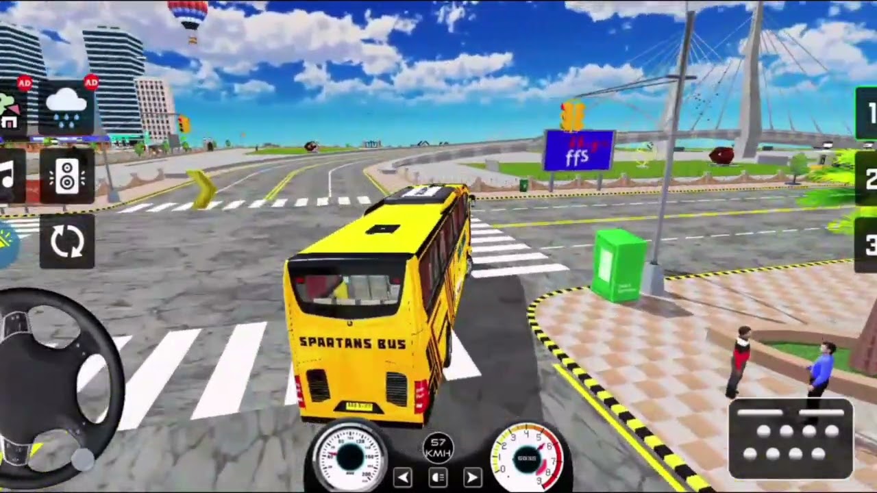 Realistic Driving Simulator Gameplay 🚗 | Smooth Driving & City Roads | Simulator Game