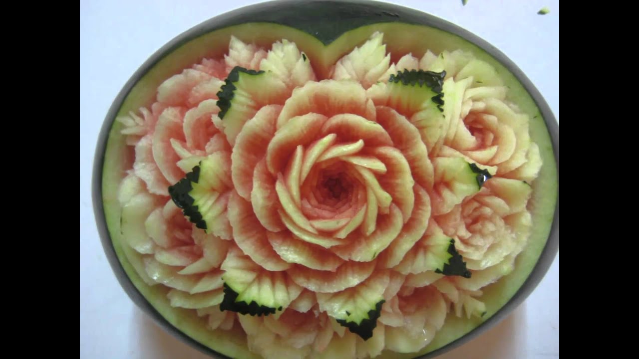 แกะสลักผักผลไม้ Fruit carving