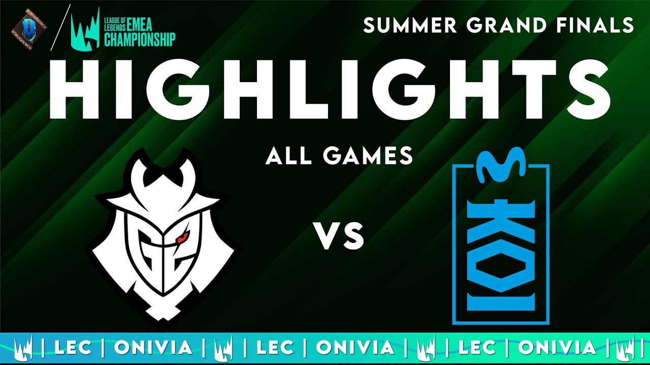 G2 vs MKOI Highlights ALL GAMES | LEC 2025 GRAND FINALS | G2 Esports vs Movistar KOI by Onivia