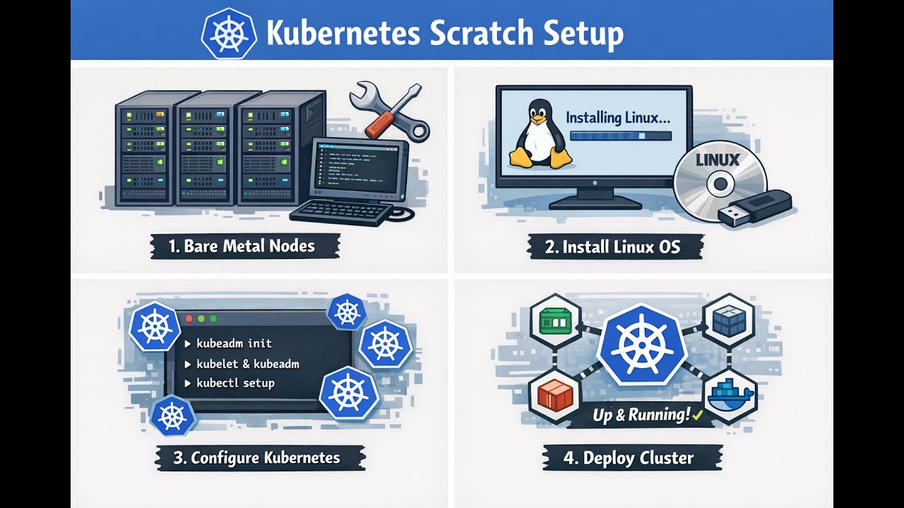 kubernetes cluster setup step by step (Control Plane + WorkerNode) including Calico Network (hindi)