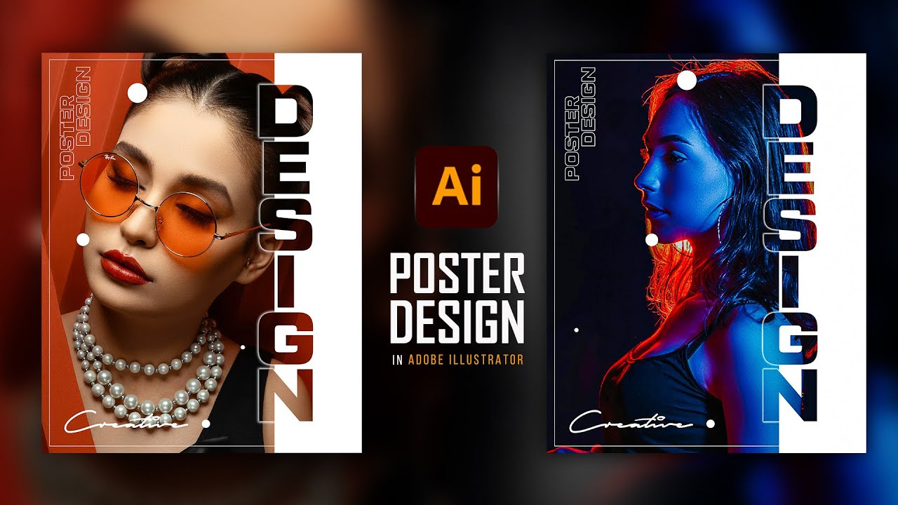 Современный дизайн плаката в Adobe Illustrator I Учебник по Illustrator I Креативный дизайн плаката