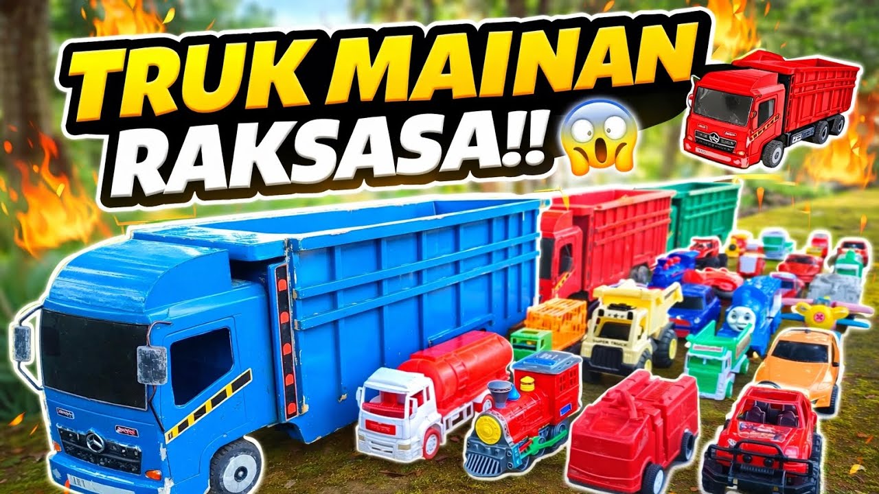 “TRUK MAINAN RAKSASA!! 😱🚛” !!! “Banyak banget!! ”“Seru banget!”