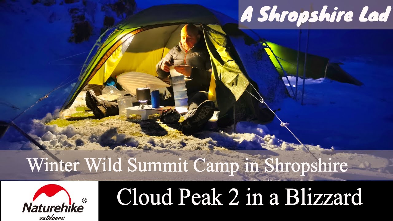 Wild camp in a snowstorm | Testing the Naturehike Cloudpeak 2