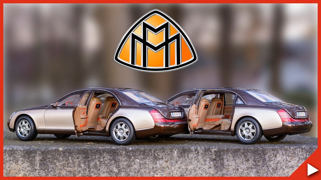 1/18 AutoArt Maybach 57 - Goldene Sonderedition mit echten Ledersitzen | Maybach Modellauto