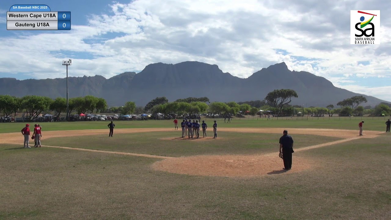 SA Baseball NBC 2025 Western Cape U18A vs Gauteng U18A