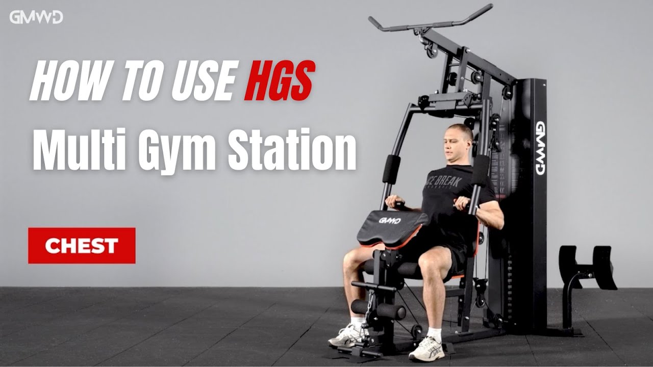 Workout Guide | Chest | GMWD HGS Multi Home Gym Station with Weight Stack