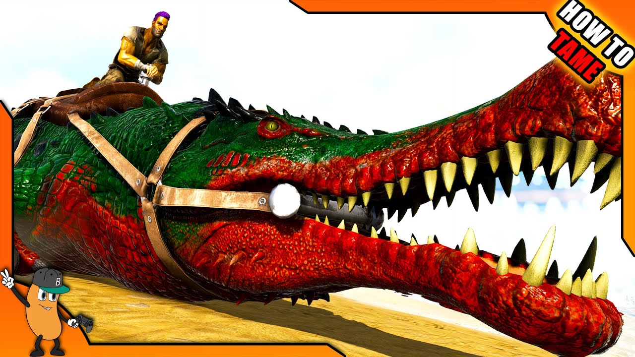 ARK HOW TO TAME SARCO! | PREHISTORIC CROCODILE! | ARK How To Tame Series