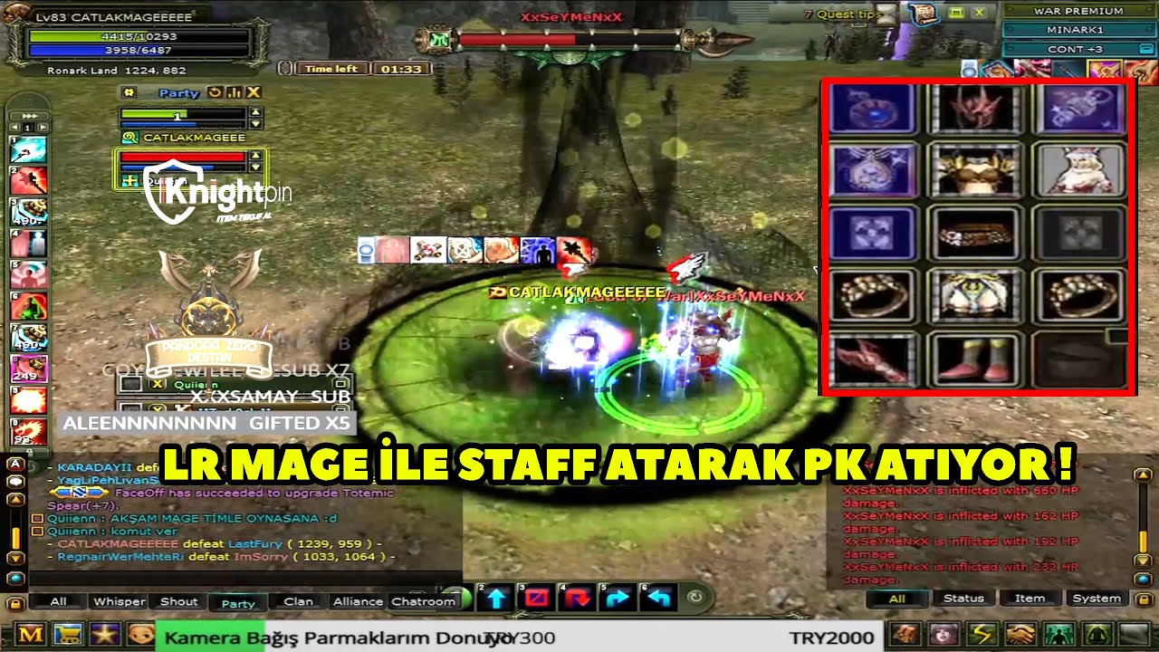 DostWeDusmaN - (Minark) +9 Book Wisdom LR Staff ile PK Atıyor! Knight Online