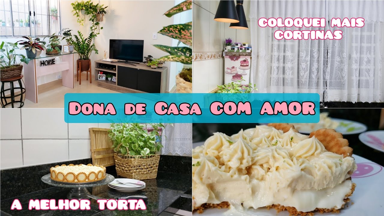 LIMPEI E ORGANIZEI | COLOQUEI AS OUTRAS CORTINAS | TORTA DE LIMÃO COM CHOCOLATE BRANCO | FER DINIZ