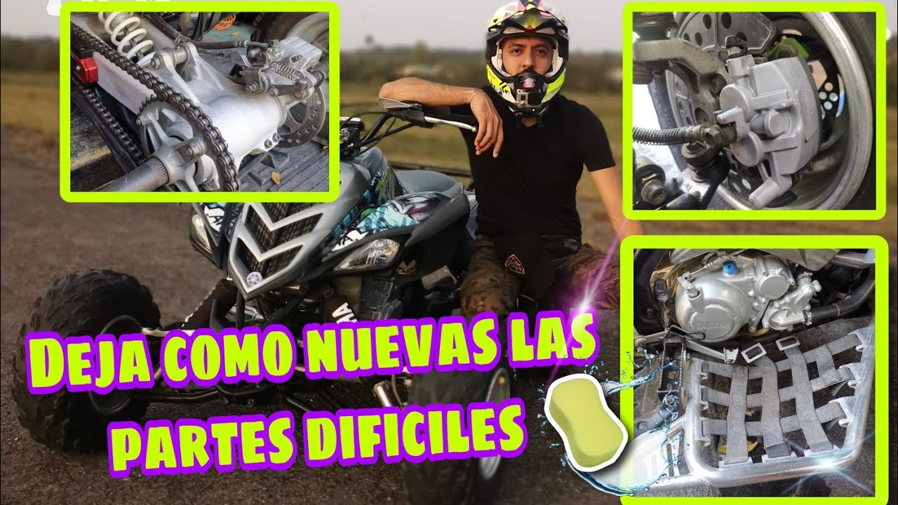 SACA BRILLO AL MOTOR FACILMENENTE #atv #raptor700