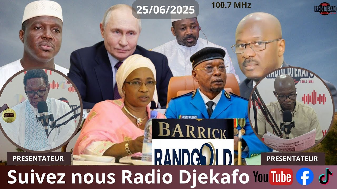Radio Djekafo Mercredi 25 Juin Daba Tounkara et Boubacar Traoré