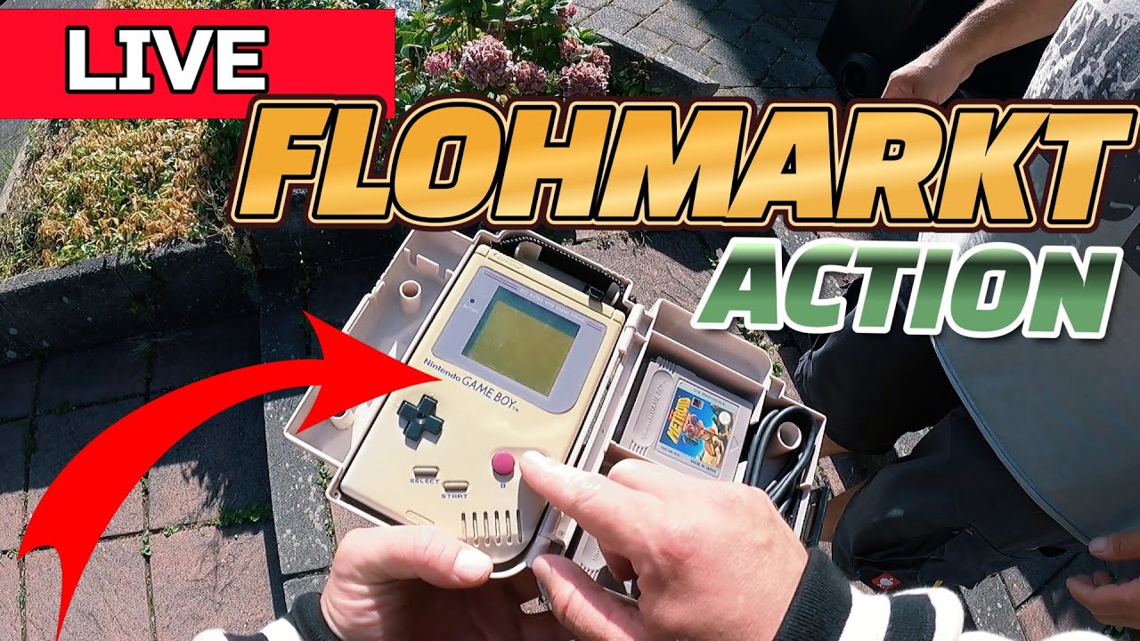 LIVE Flohmarkt Action - So viele Gameboys hat noch keiner gefunden ! Retro Trödelmarkt Reselling