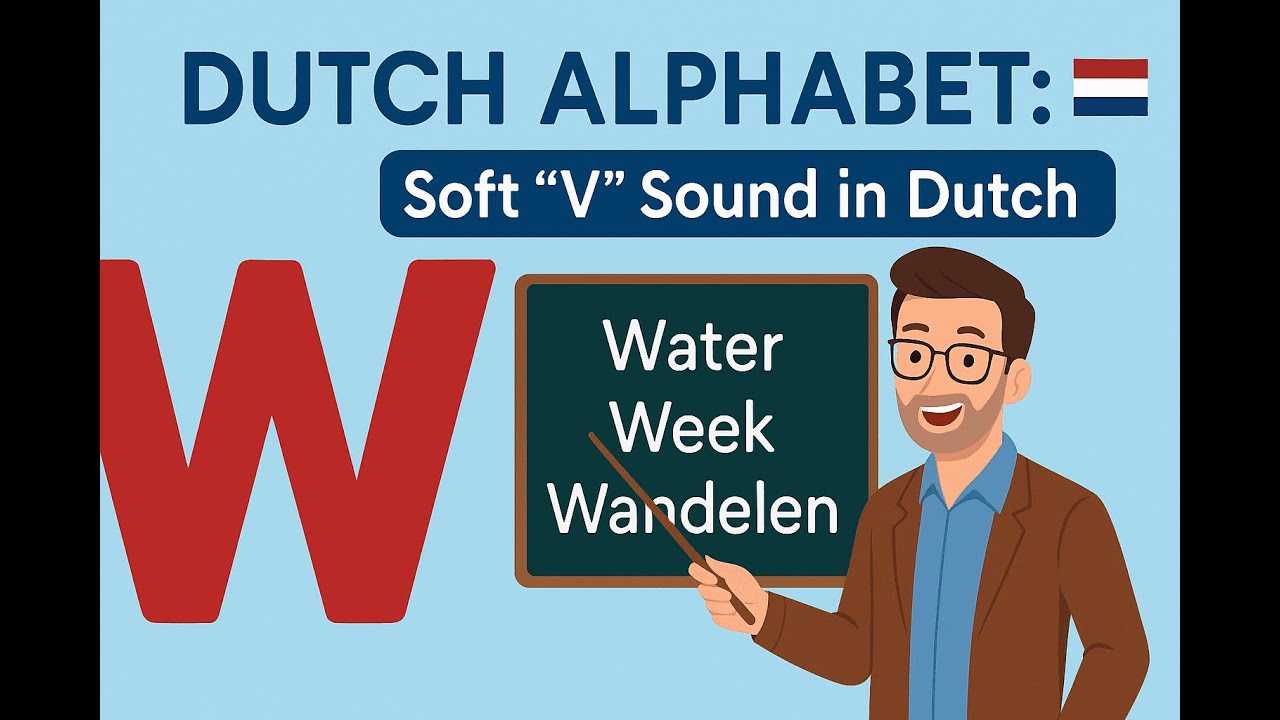 Dutch Alphabet W Pronunciation Guide