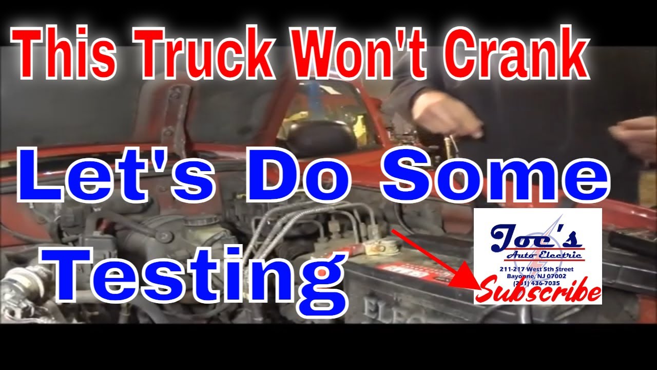 2002 Ranger No Crank No Start