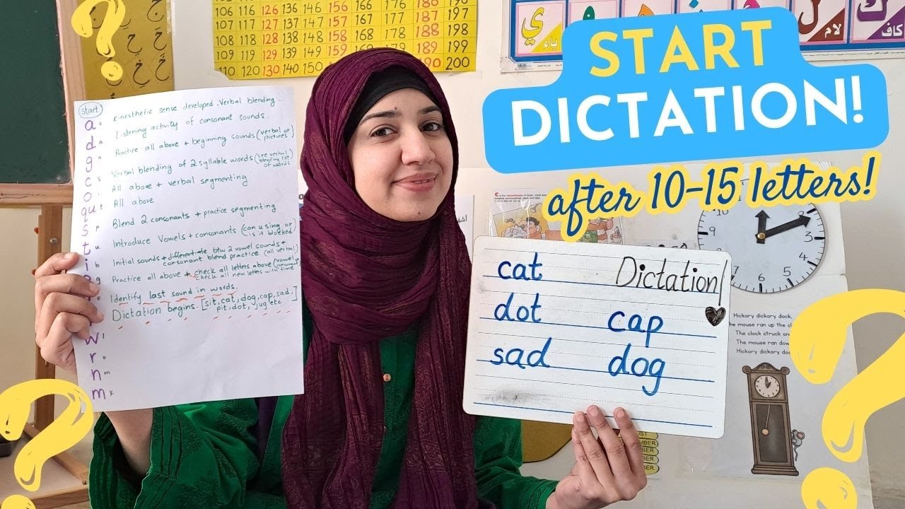 Teach your child Ending Sound of words and Start the DICTATION | Ages 4-6 | SARA MEER