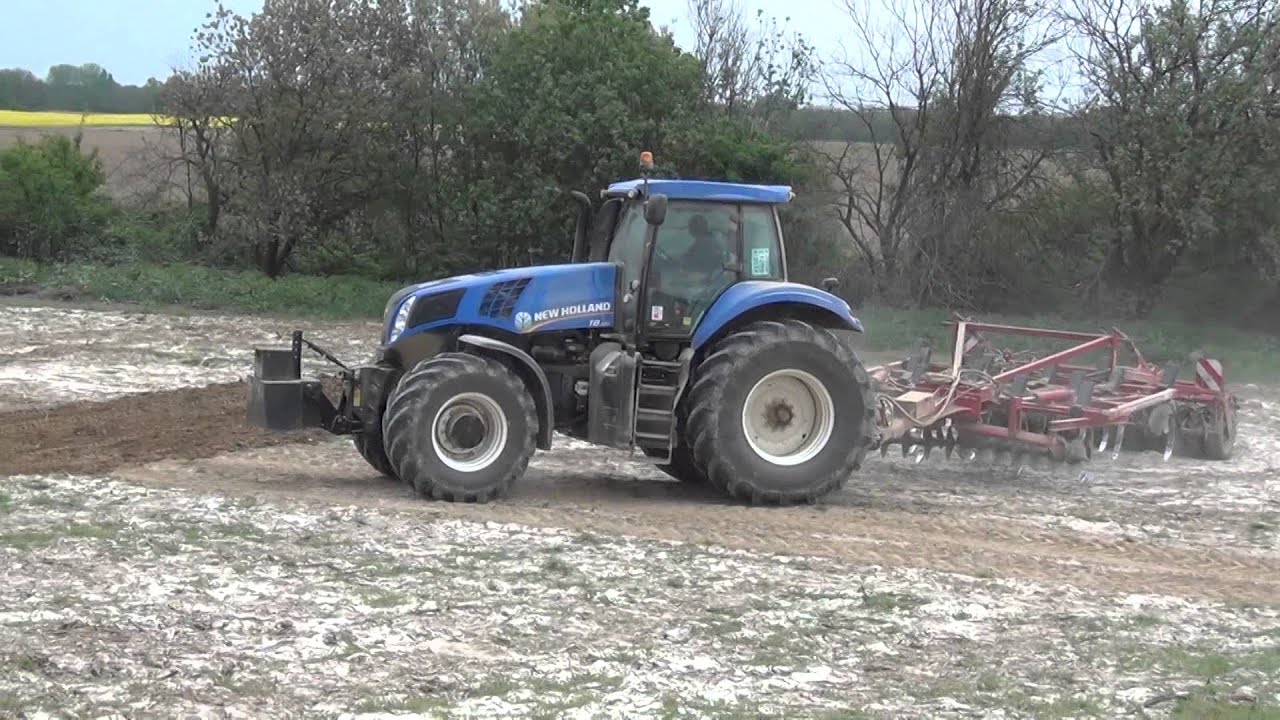 New Holland T8.330 & Horsch Tiger