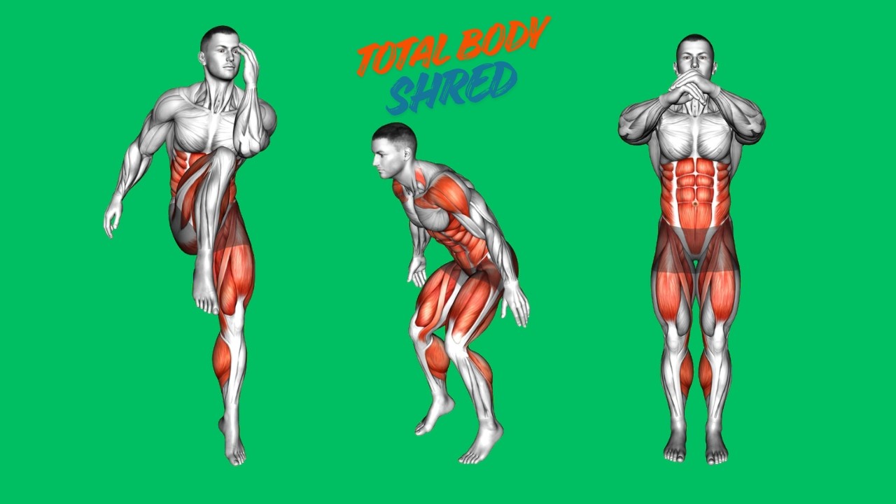 15 Minute Total Body Shred | No Equipment HIIT Workout Follow Along