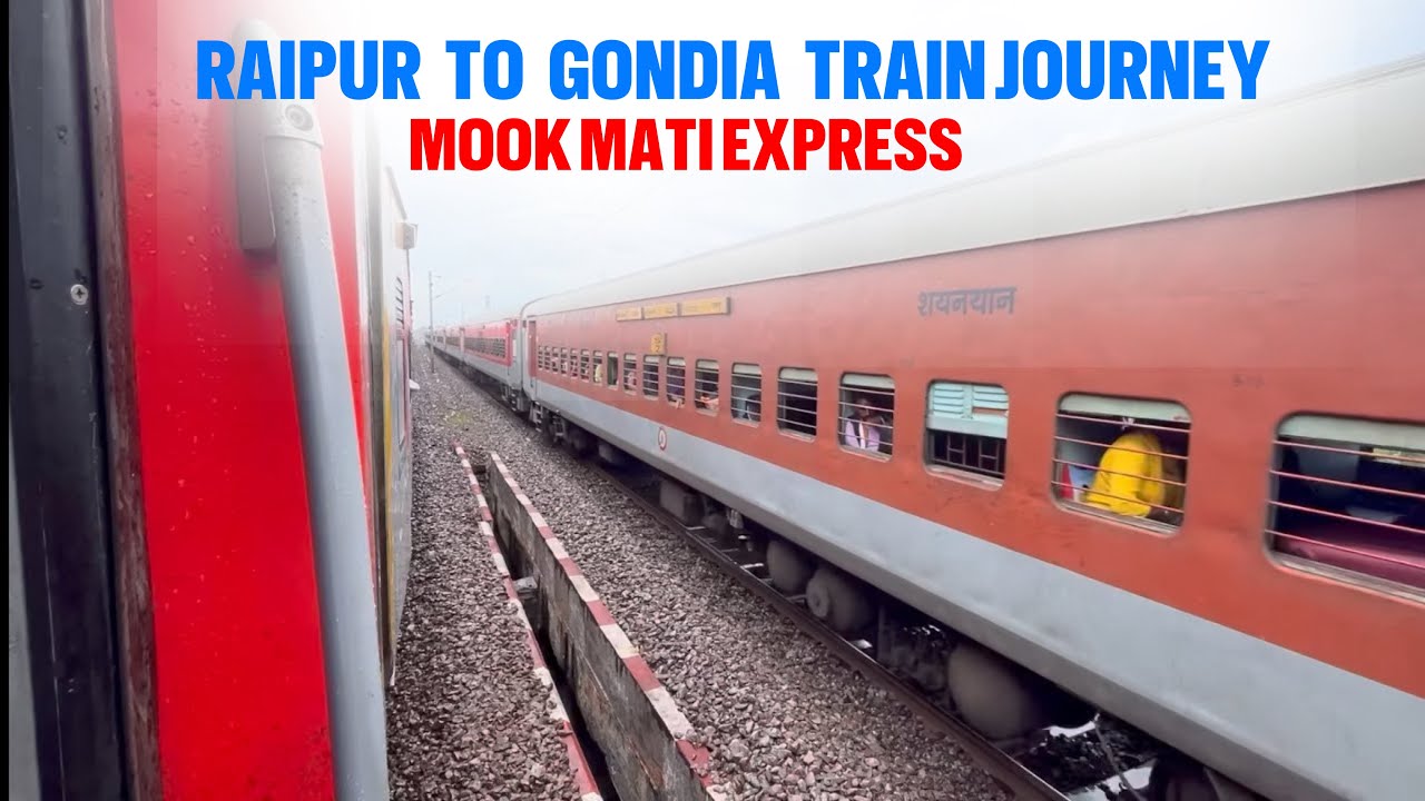 RAIPUR TO GONDIA TRAIN JOURNEY : 11701 JABALPUR INTERCITY EXPRESS  : INDIAN RAILWAY 