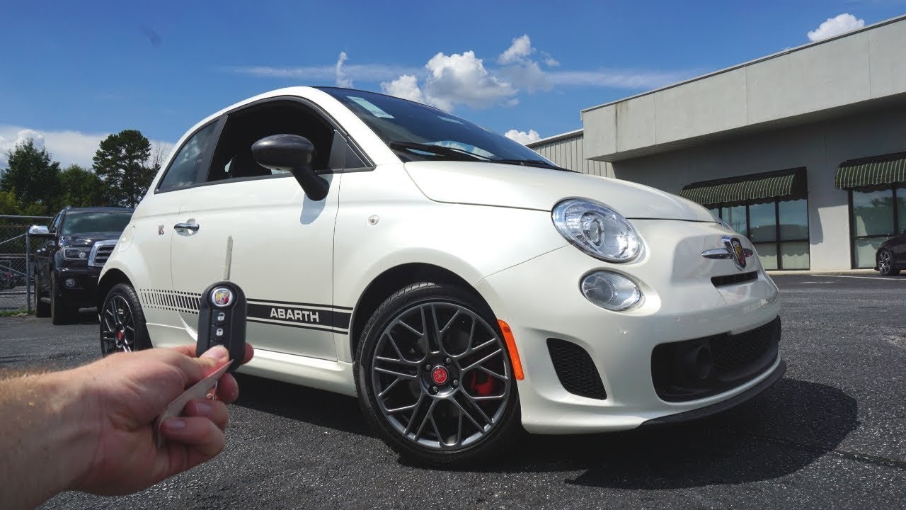 2018 Fiat 500 Abarth: Start Up, Exhaust, Test Drive and Review