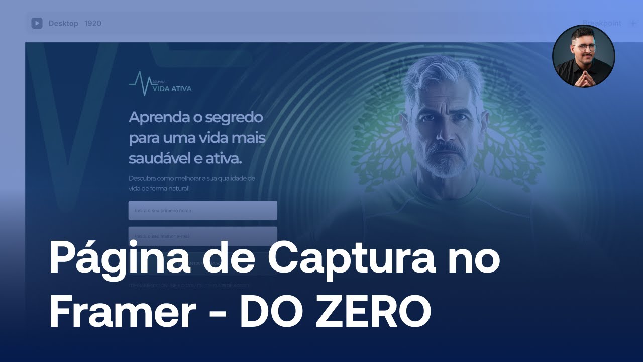 🔥 Como CRIAR uma PÁGINA DE CAPTURA no FRAMER EM 2025
