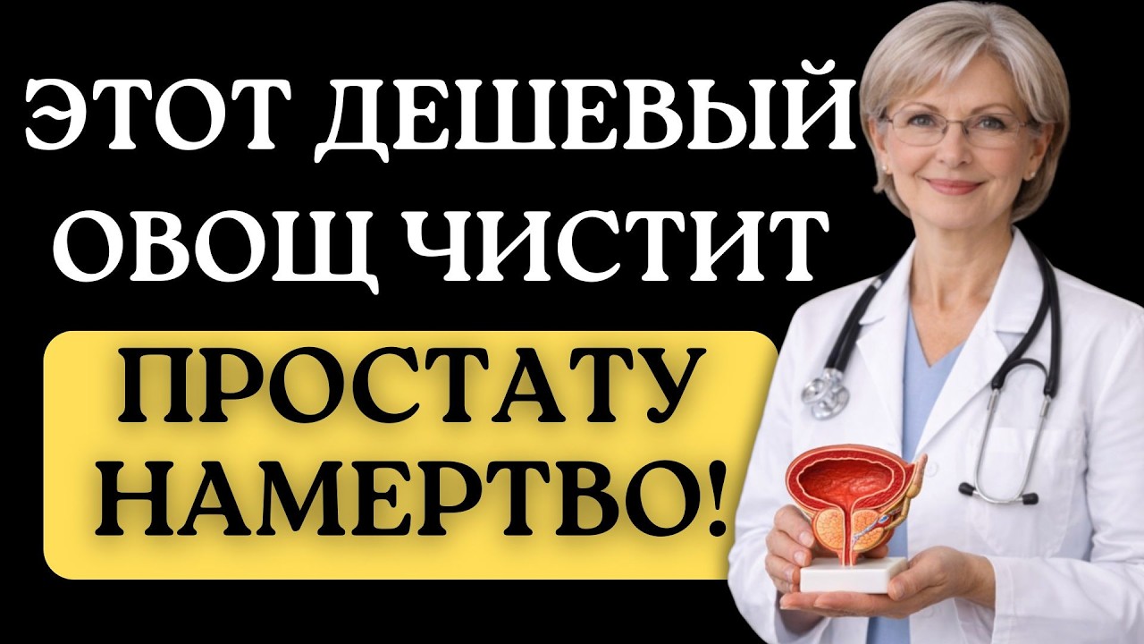 ВРАЧИ В ШОКЕ! Этот Дешевый Овощ Чистит Простату Лучше Чем Любая Химия!