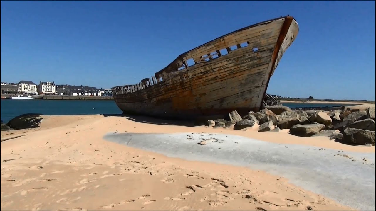 Etel ; Plouhinec ; Très Vieilles épaves de Bateaux ; L'Oasis ; Old Shipwrecks ; Bretagne ; France