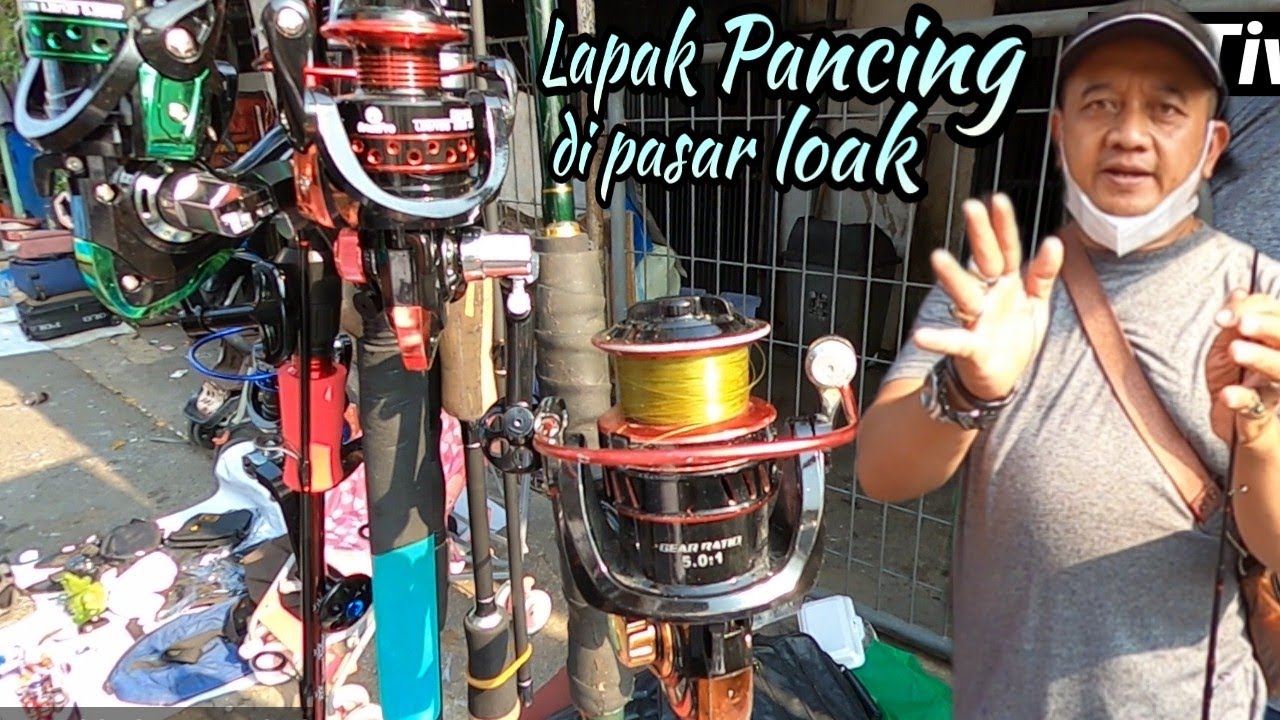Segini harga pancing di pasar loak Jatinegara