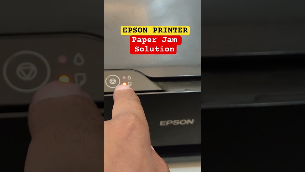 HOW TO SOLVE PAPER JAM ISSUE IN EPSON PRINTER #repairtutorial #paperjam #printingsolution