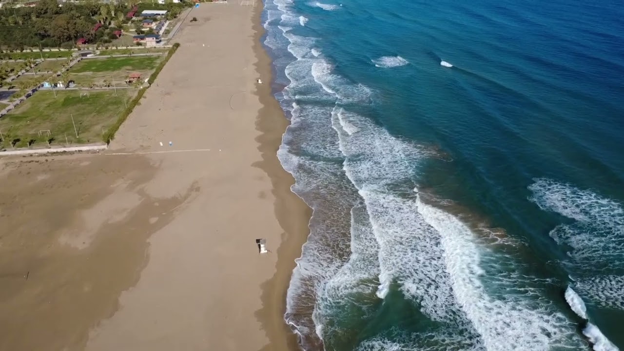 Mersin  / Susanoğlu Drone ile sahil manzarası 01.2026