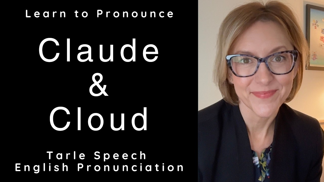 Learn to Pronounce CLAUDE & CLOUD | American English AI & IT Pronunciation Lesson #LearnEnglish