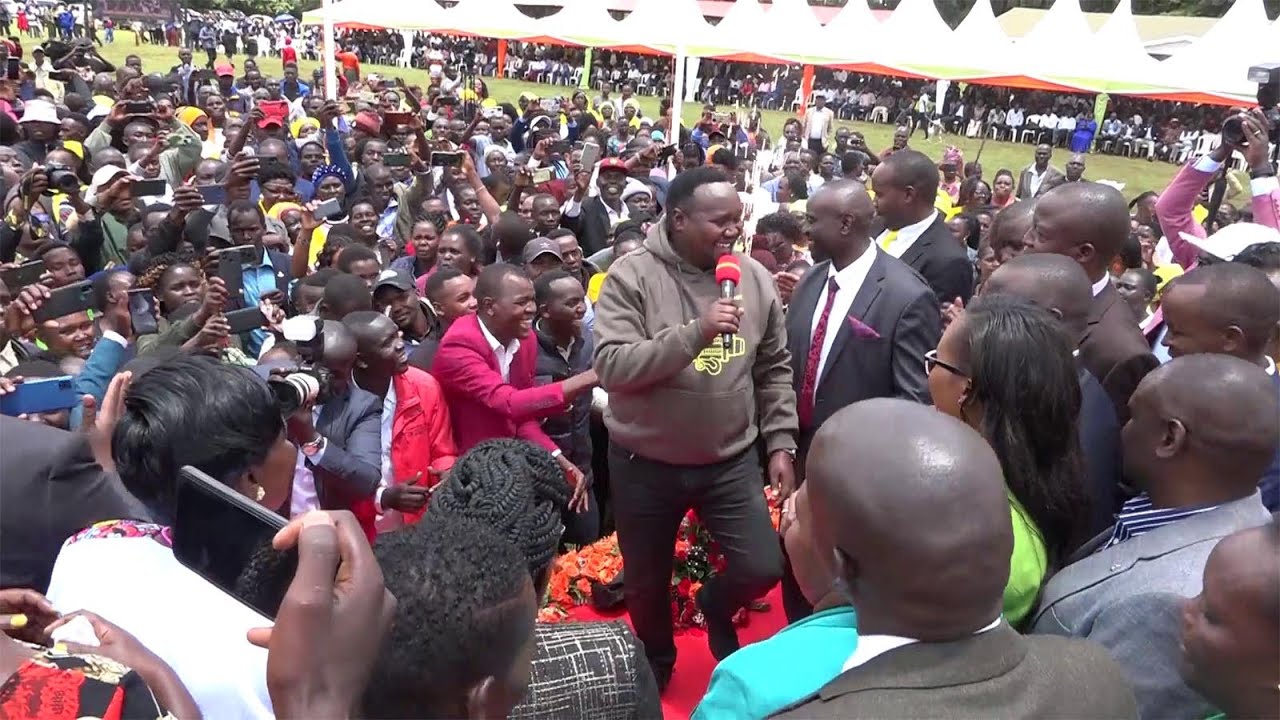 Mwalimu Kendagor Performing WINCHIT During Inauguration Ceremony - Nandi County