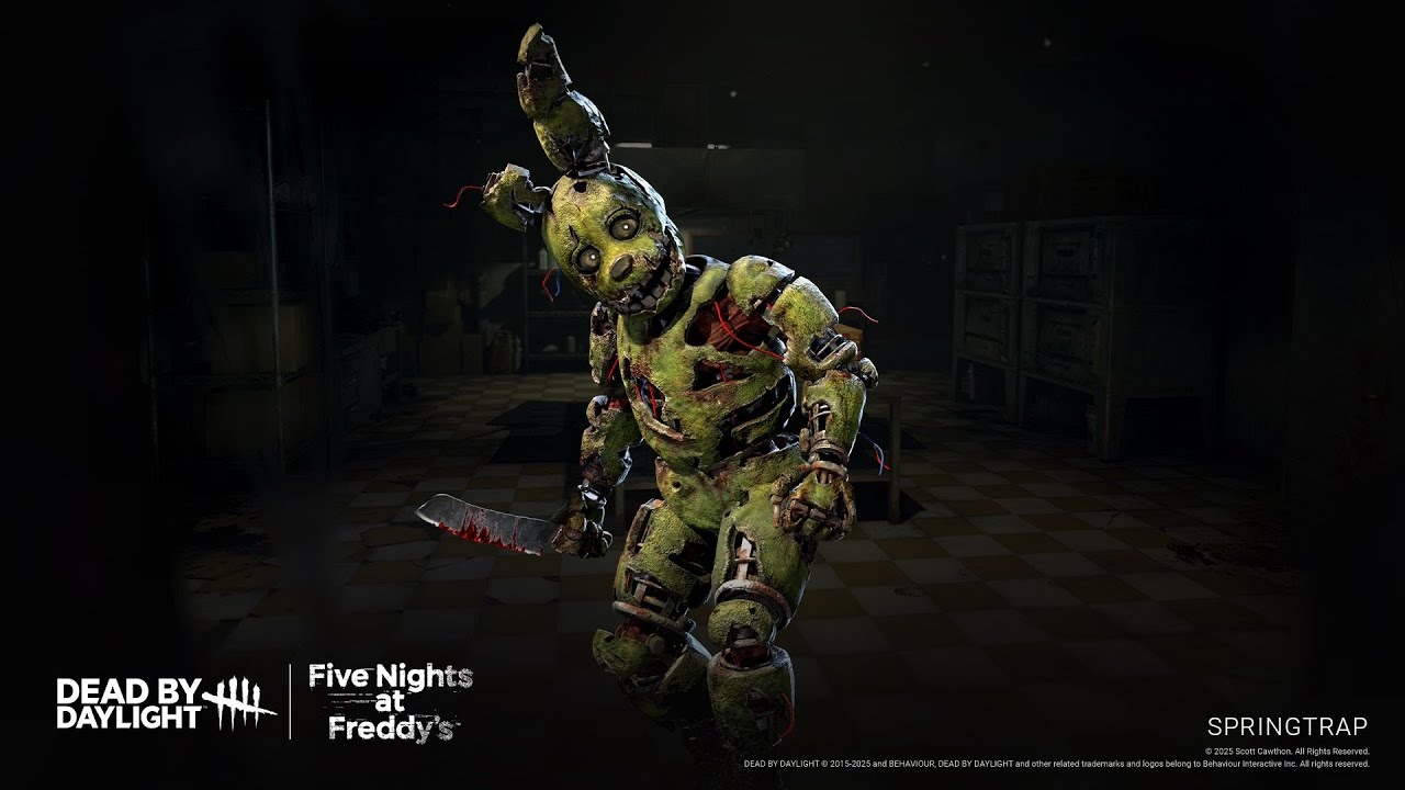Dead by Daylight PTB | Playing as Springtrap #dbdfnaf