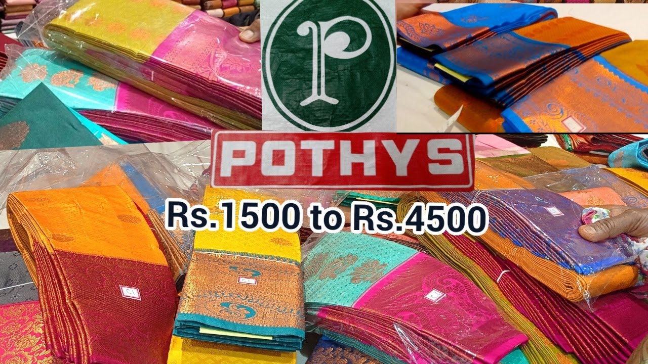 Pothys Festival Silk Saree Collection Rs.1500 To Rs.4500 | போத்தீஸ்-ன் விழாக்கால பட்டுப்புடவைகள்