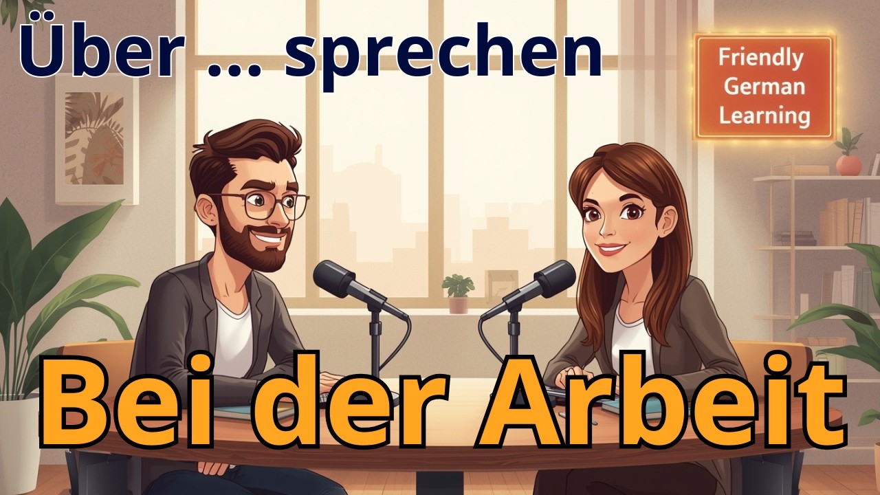 German Listening Practice | Bei der Arbeit | How to Talk About Your Job in German
