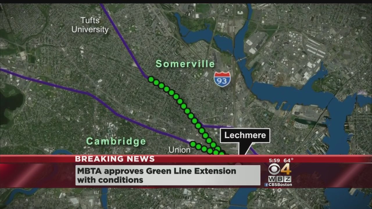 MBTA Approves Green Line Extension With Conditions
