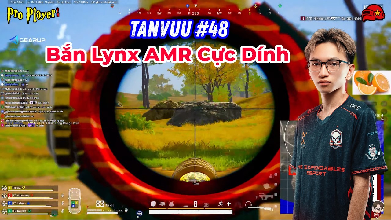 PUBG PC I TE_Tanvuu #48 I Bắn Lynx AMR Cực Dính