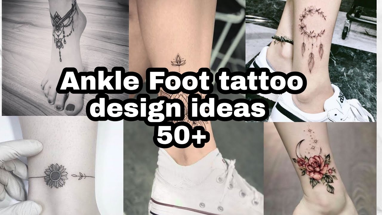Ankle Foot tattoo Designs Ideas