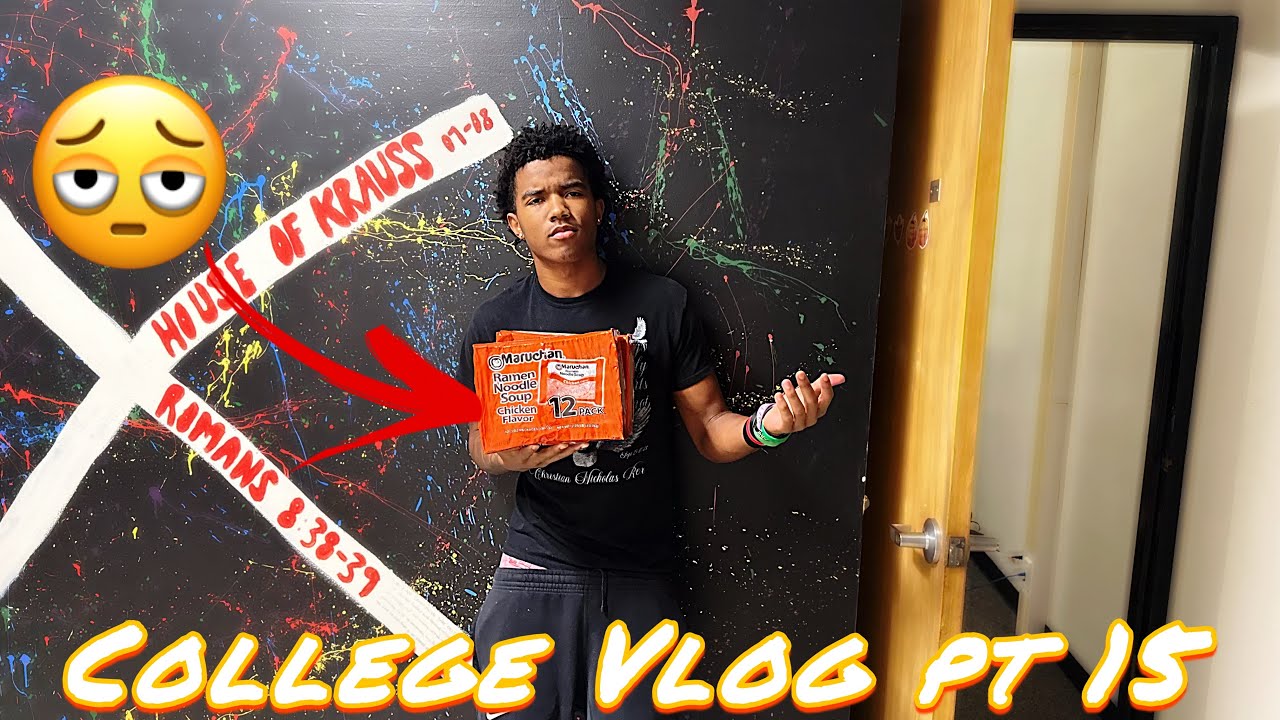 LIFE OF A BROKE COLLEGE STUDENT!!!!😔 WE ARE BACK!!!  (College Vlog pt 15)