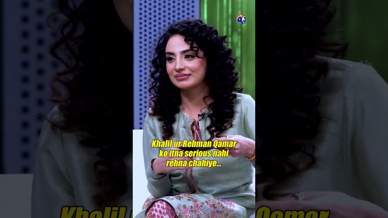 Mehar Bano talks about working with Khalil ur Rehman| #meharbano #hasnamanahai #tabishhashmi #shorts