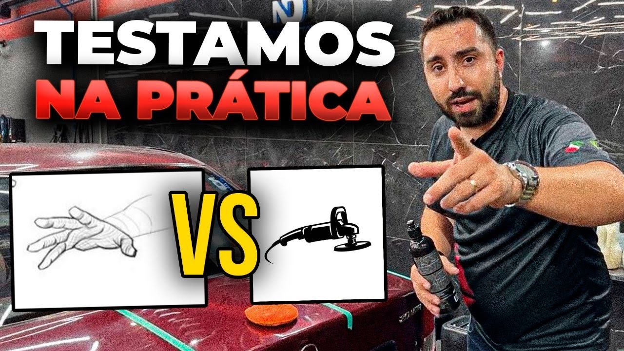 POLIMENTO MANUAL FUNCIONA? | Comparamos Homem Vs Máquina