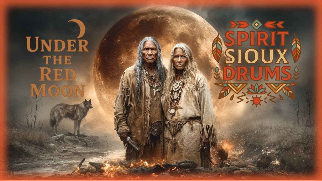 Under the Red Moon | Native Sioux Drums & Ancestral Vocals for Deep Stress Relief