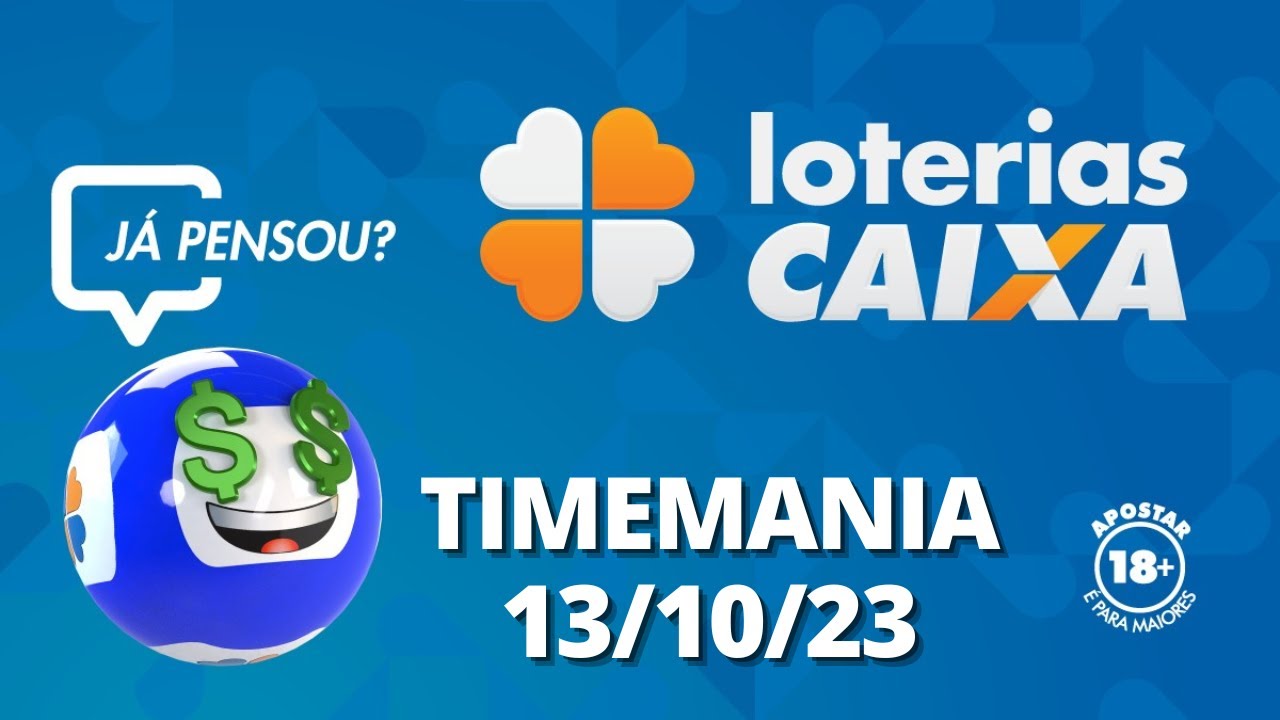 Resultado da Timemania - Concurso nº 2001 - 13/10/2023