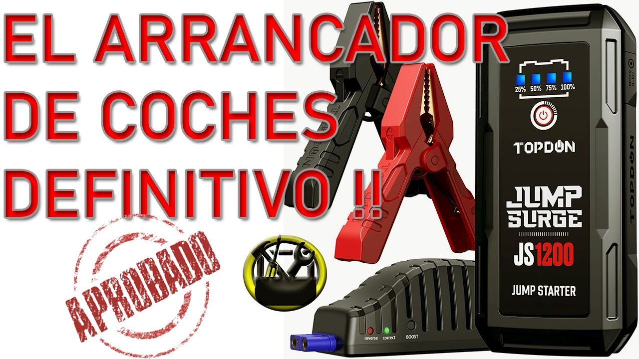 Arrancador de coche sin bateria MULTIFUNCION