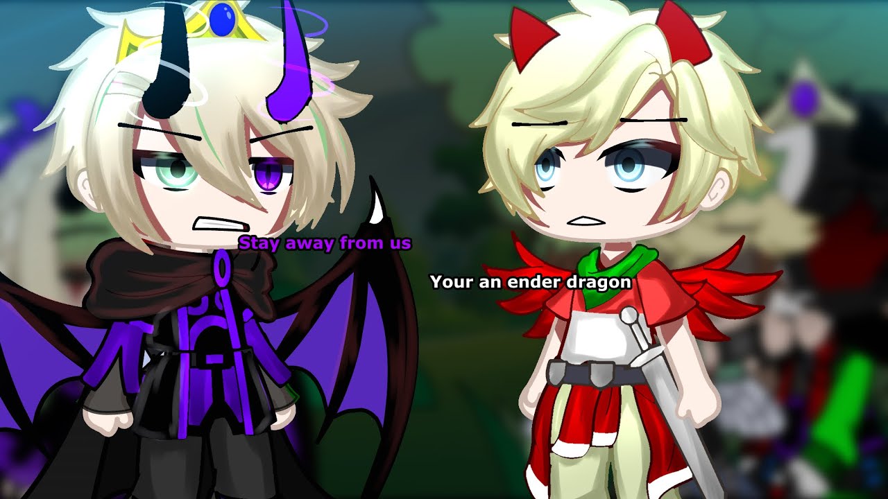 The ender dragon||DSMP/Mcyt||Ender au||gacha club