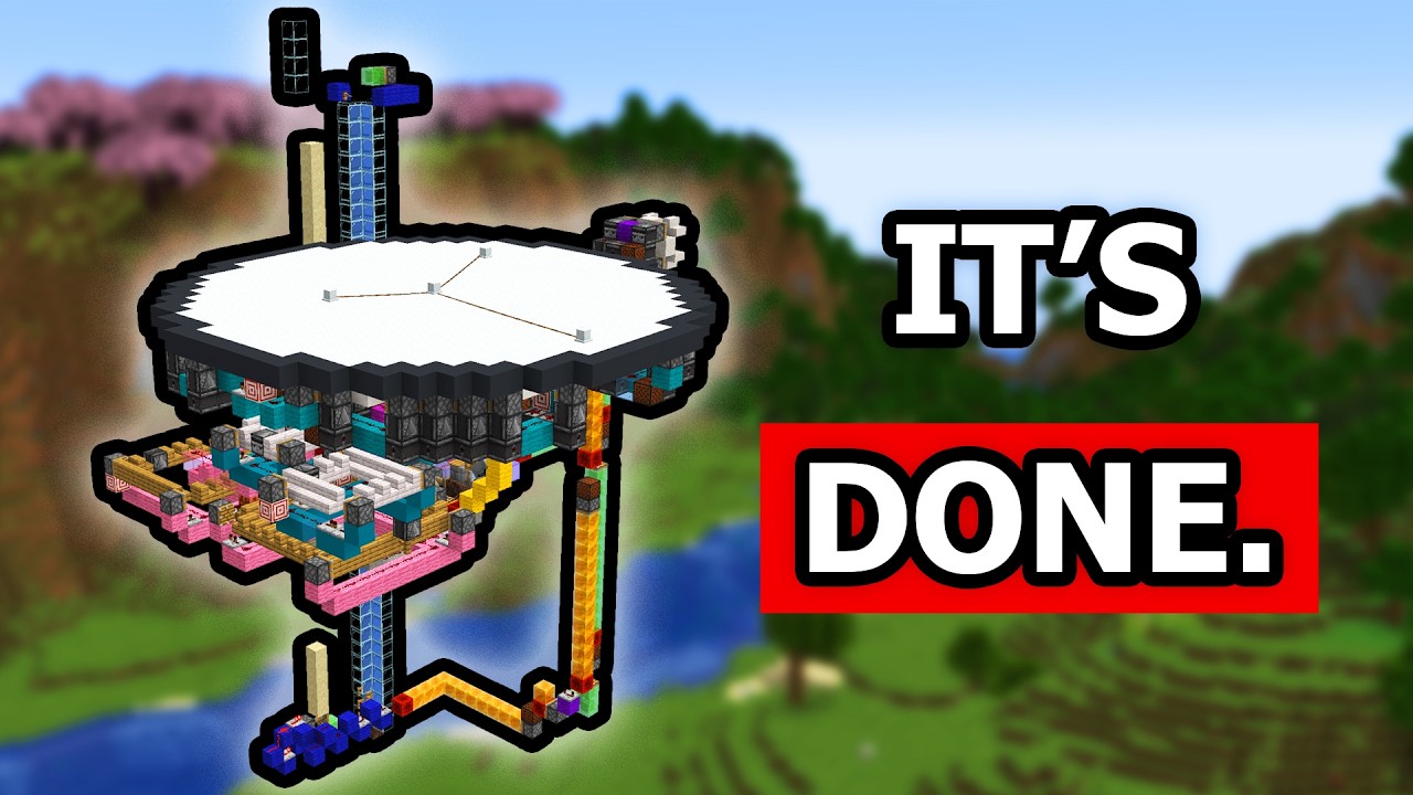 IT'S FINISHED! | Making a Mechanical Watch in Minecraft - The Crown