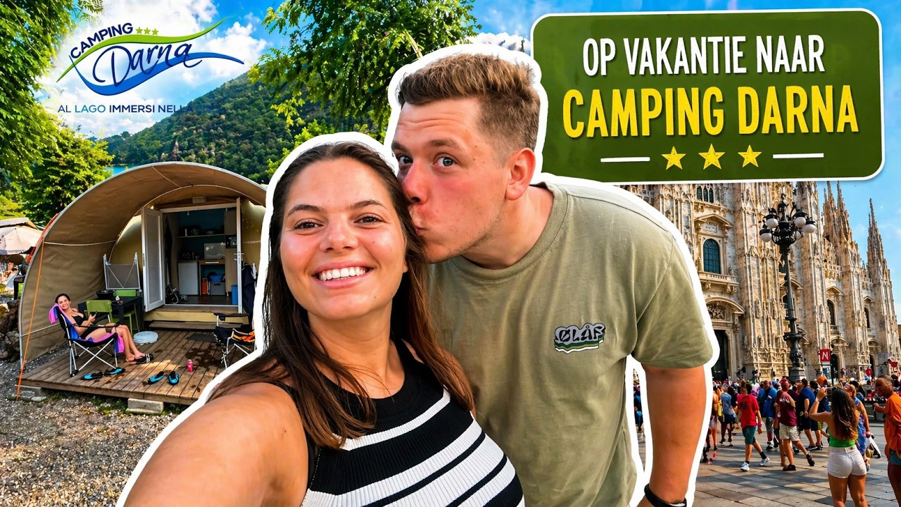 Op vakantie naar CAMPING DARNA aan het LUGANOMEER in Italië | VakantieGangers