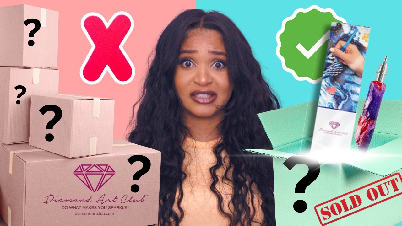 I Bought $300 Worth of MYSTERY PRODUCTS From Diamond Art Club So You Don't Have To