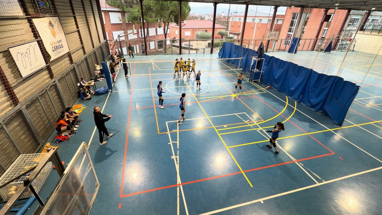 Fp Escola SantGervasi Blau VS CV Barberà Infantil C, J9, 24/1/26, 2a catalana, #Aymibarberà!