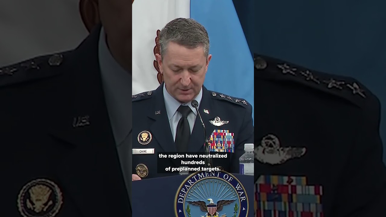 Chairman of the Joint Chiefs Gen. Dan Caine discuss timeline of Iran strikes