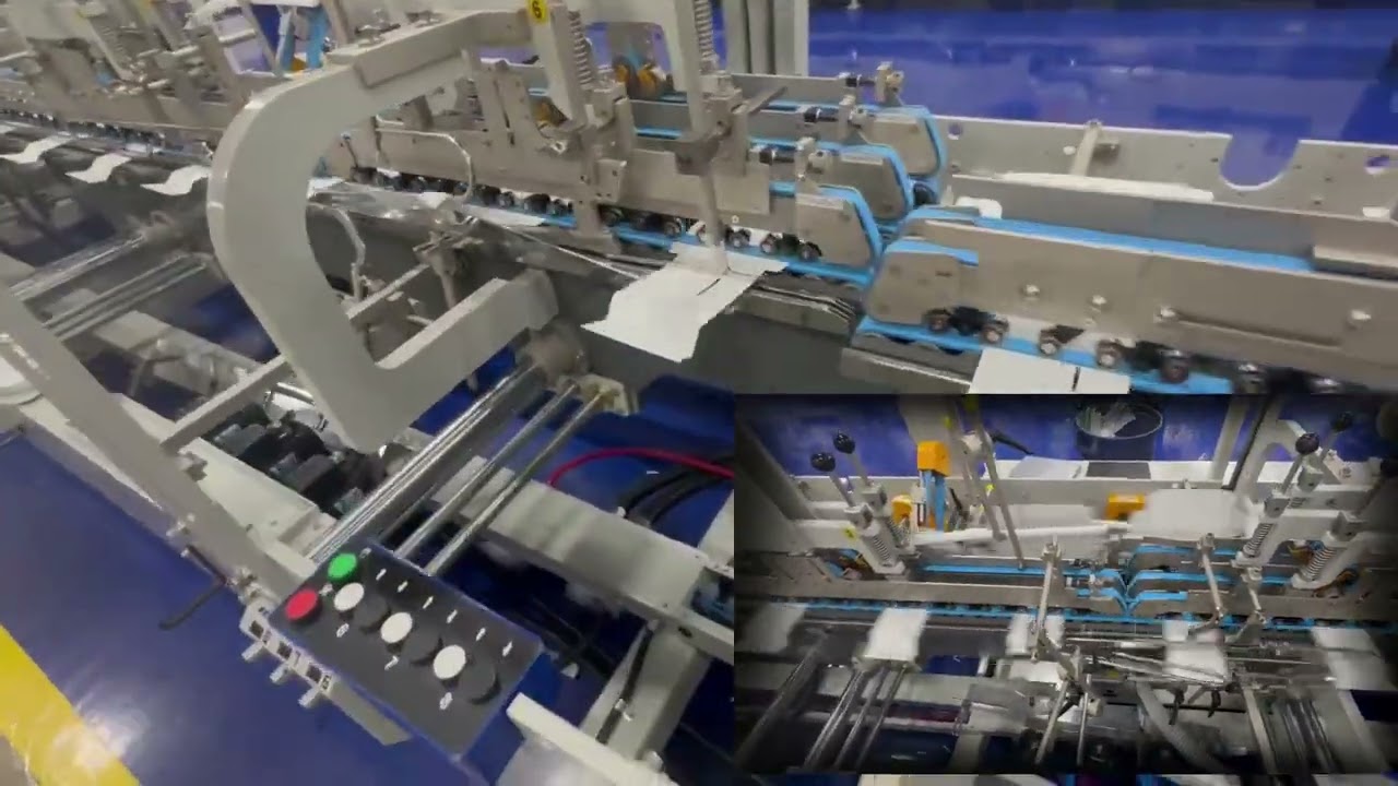 Signature Premier Folder Gluer multi-panel carton run